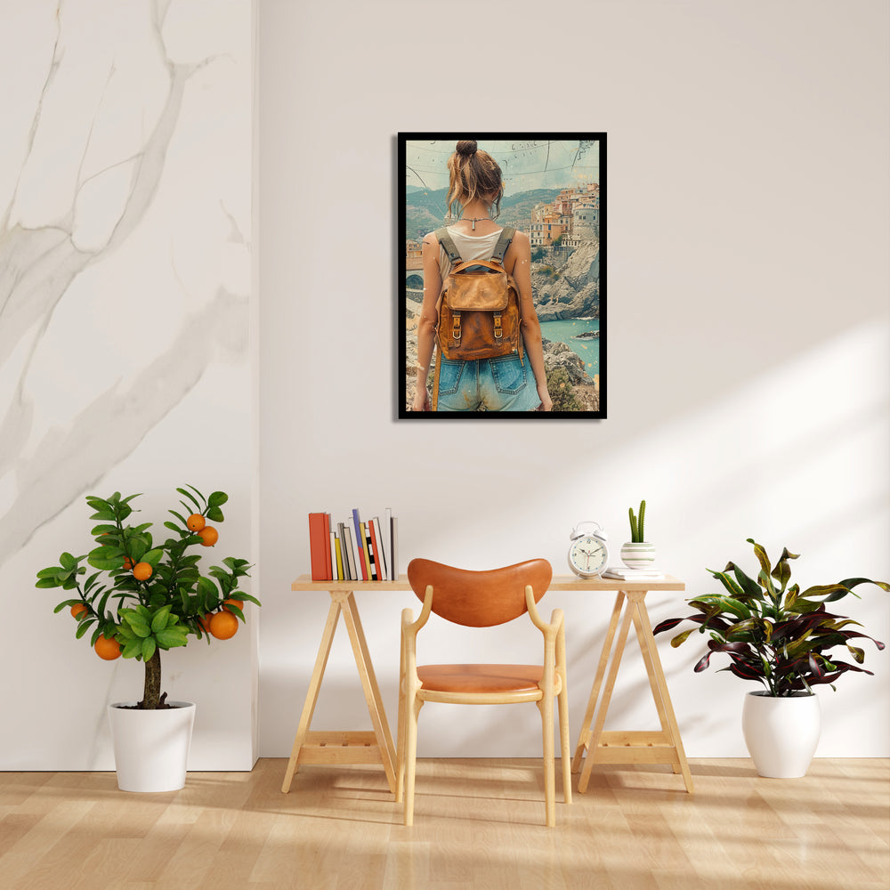Coastal Wanderer Journey - Travel Wall Art
