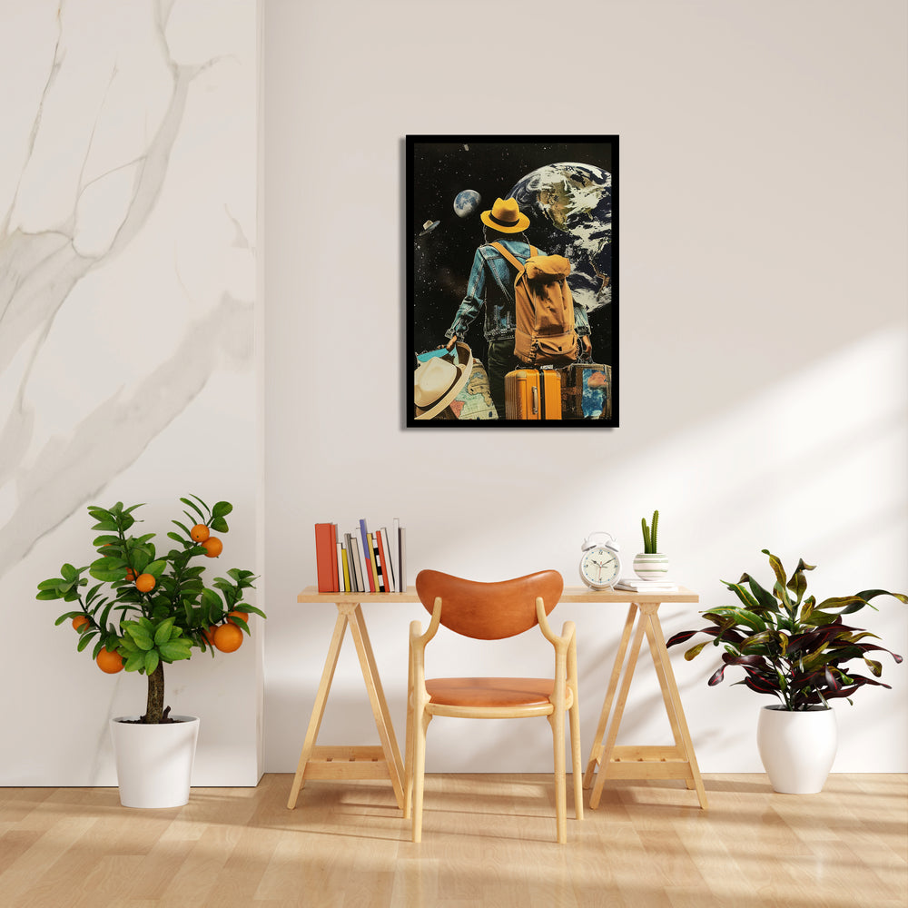 Cosmic Wanderer Voyage - Travel Wall Art