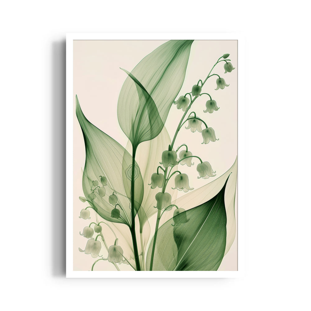 Emerald Lily of the Valley - Botanical Wall Art