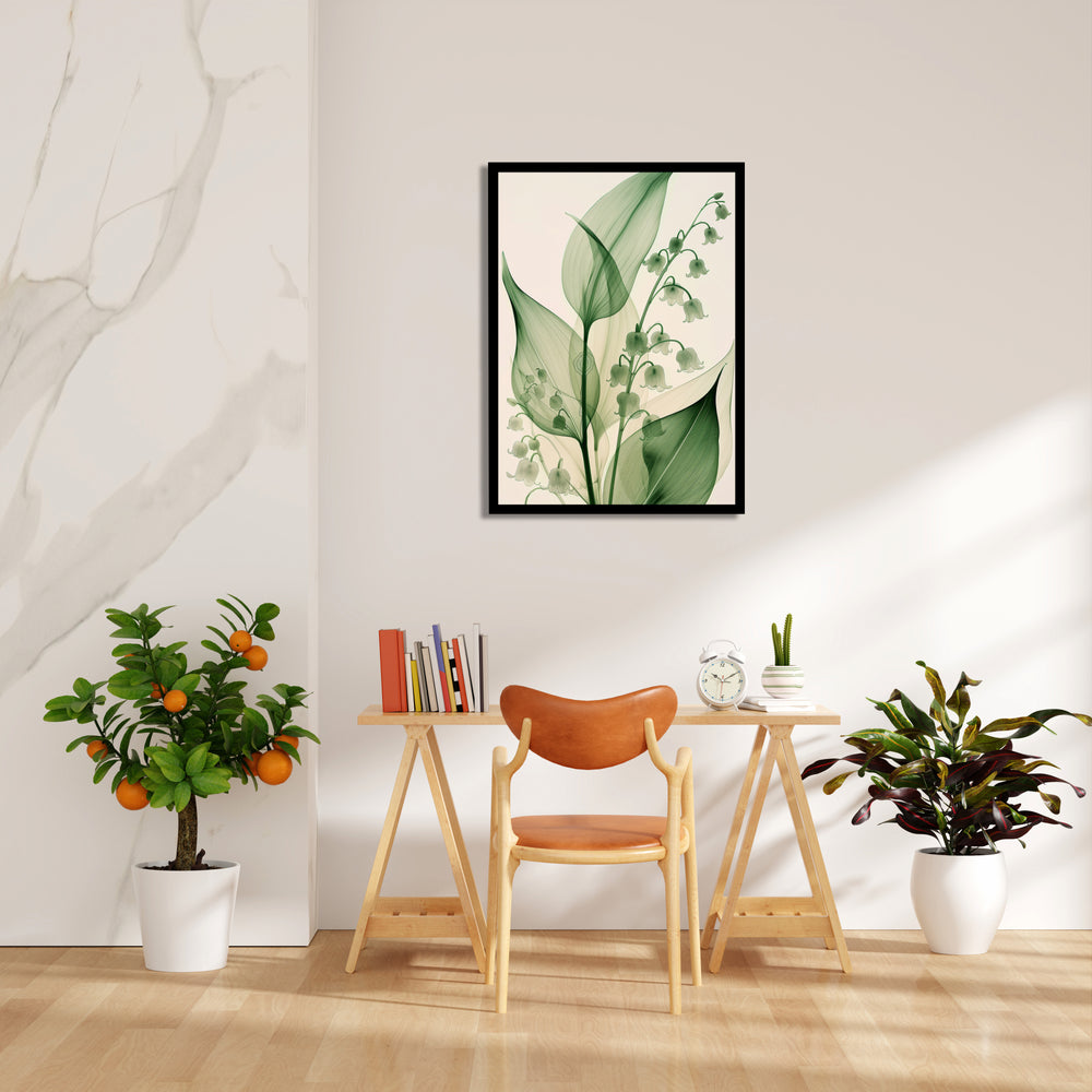 Emerald Lily of the Valley - Botanical Wall Art