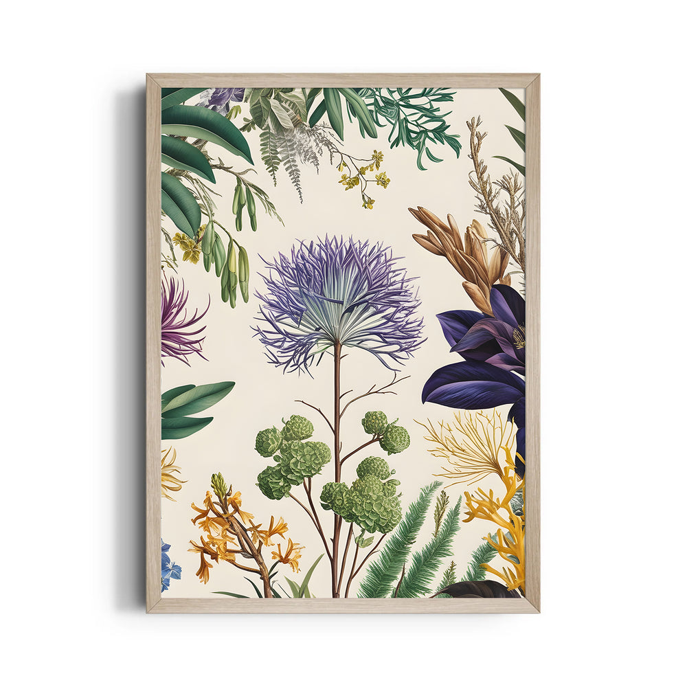 Ethereal Thistle Garden - Botanical Wall Art