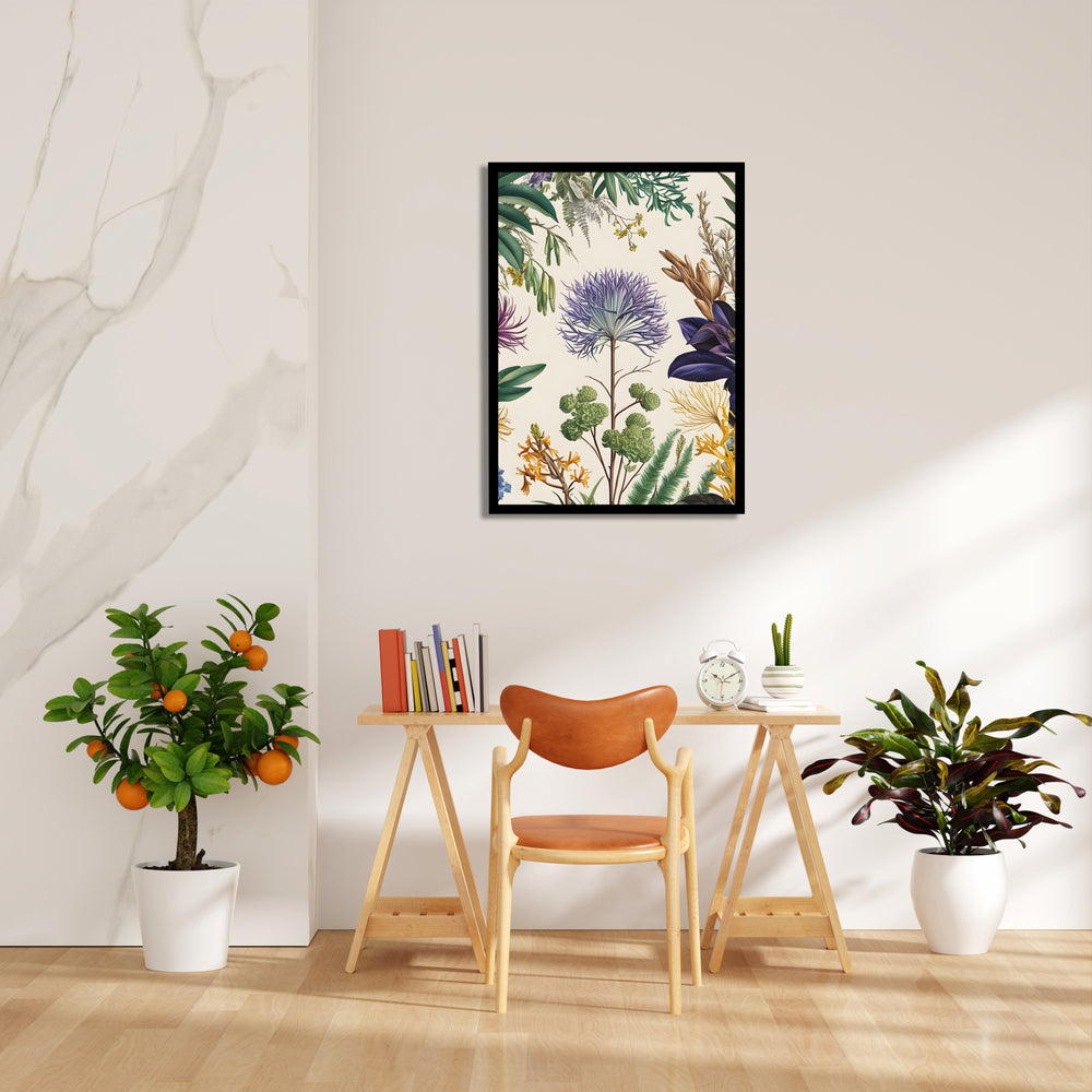 Ethereal Thistle Garden - Botanical Wall Art