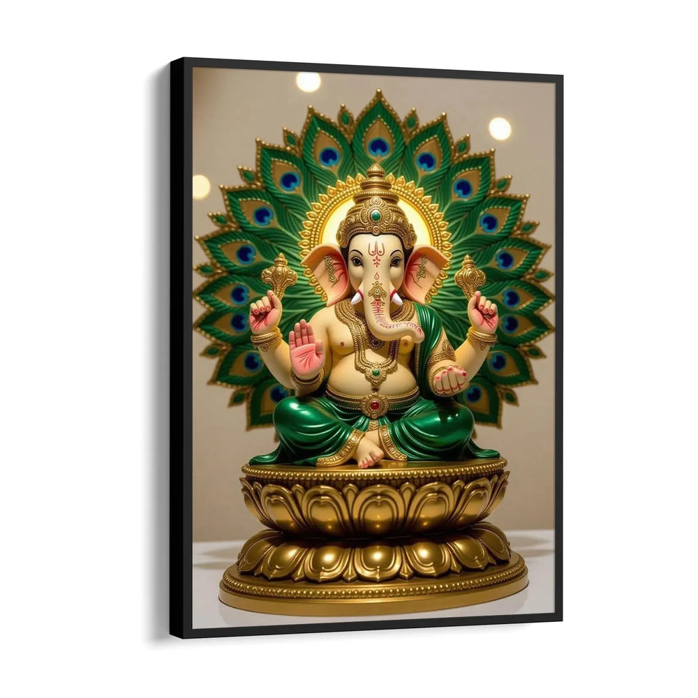 Ganesha Mayura Pankha Padmasana