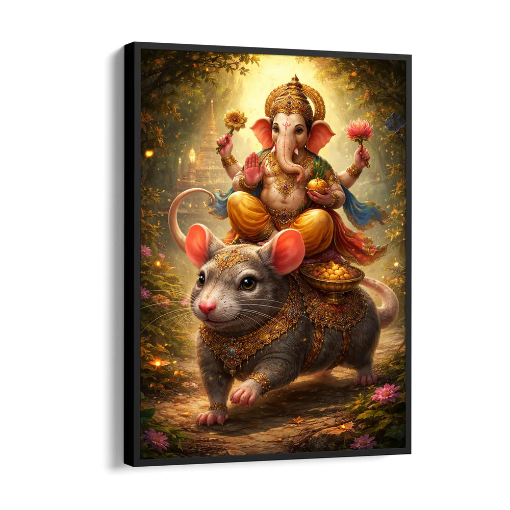 Ganesha Mushaka Vahana Kanaka Prabha