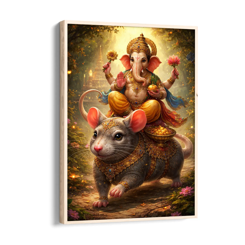 Ganesha Mushaka Vahana Kanaka Prabha