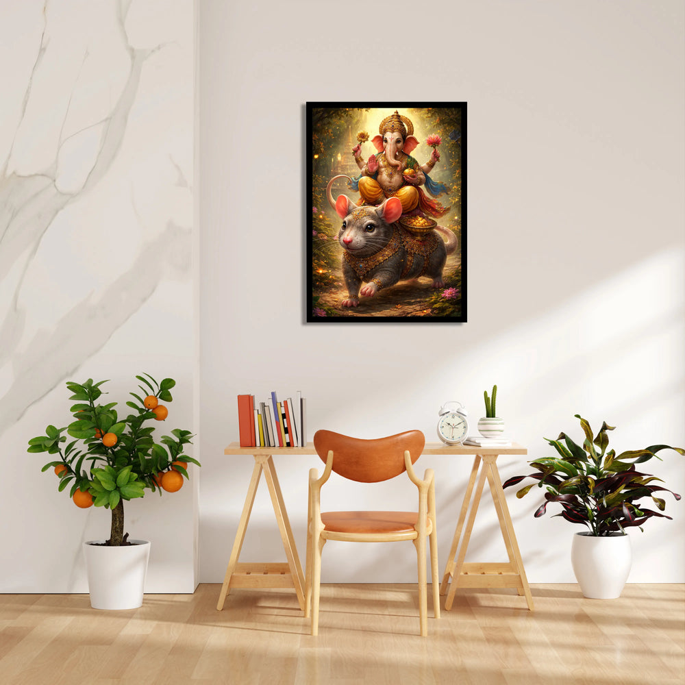 Ganesha Mushaka Vahana Kanaka Prabha