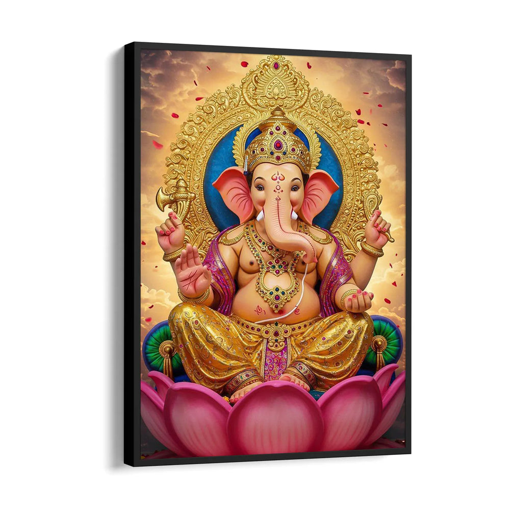 Ganesha Padmasana Suvarna Prabhamandala