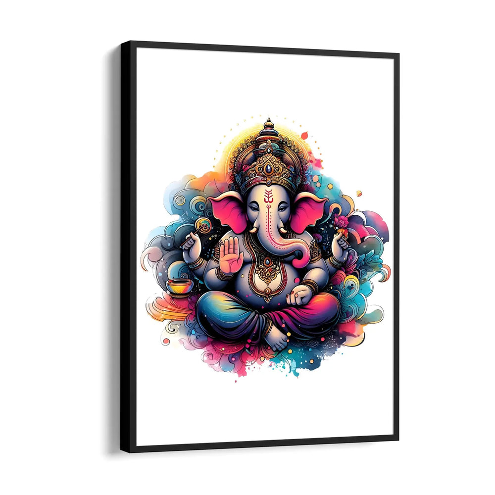 Ganesha Rangalekha Abhaya Sukhasana