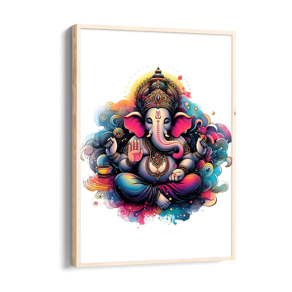 Ganesha Rangalekha Abhaya Sukhasana