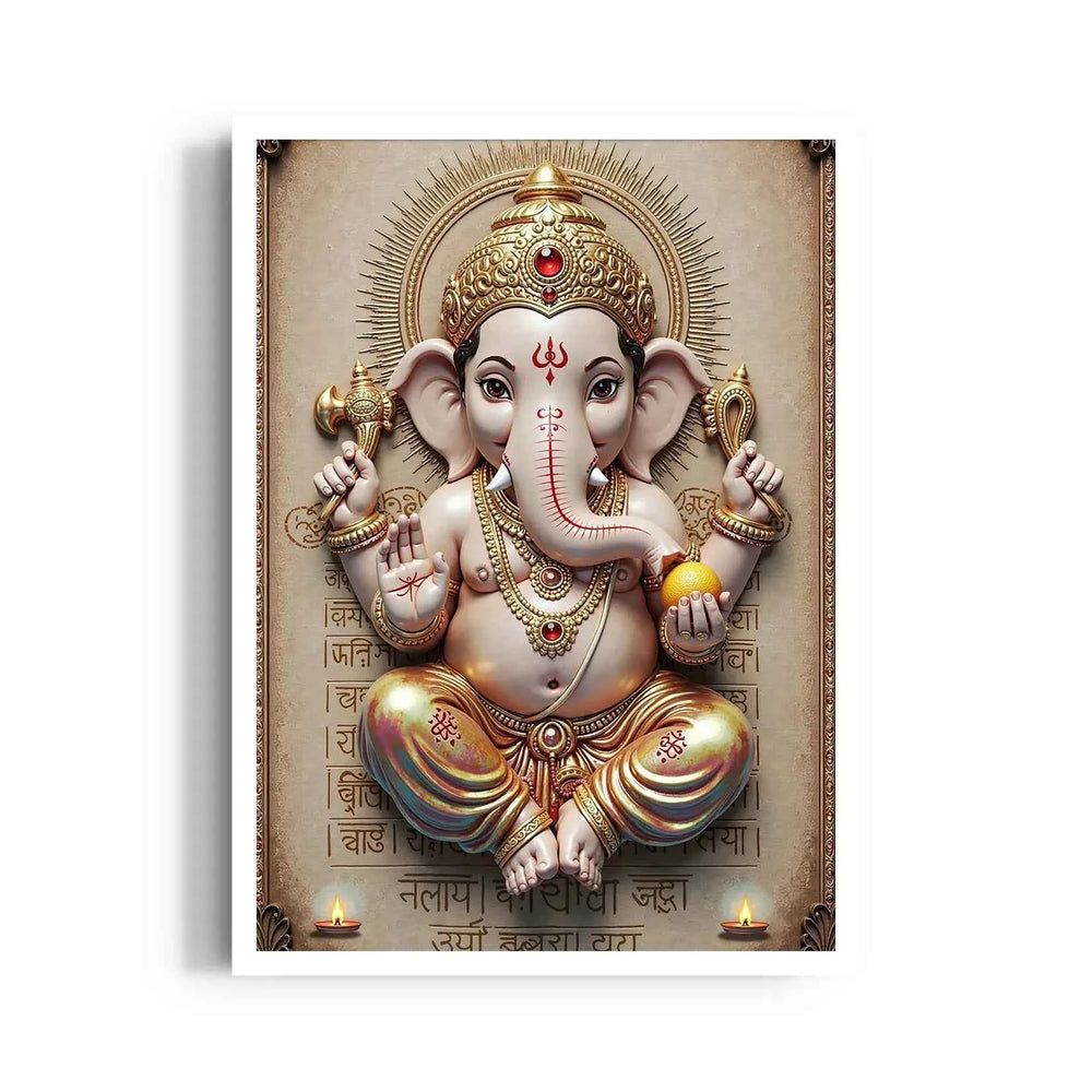 Ganesha Shloka Patra Suvarna