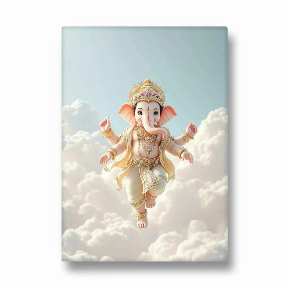 Ganesha Shveta Megha Akasha