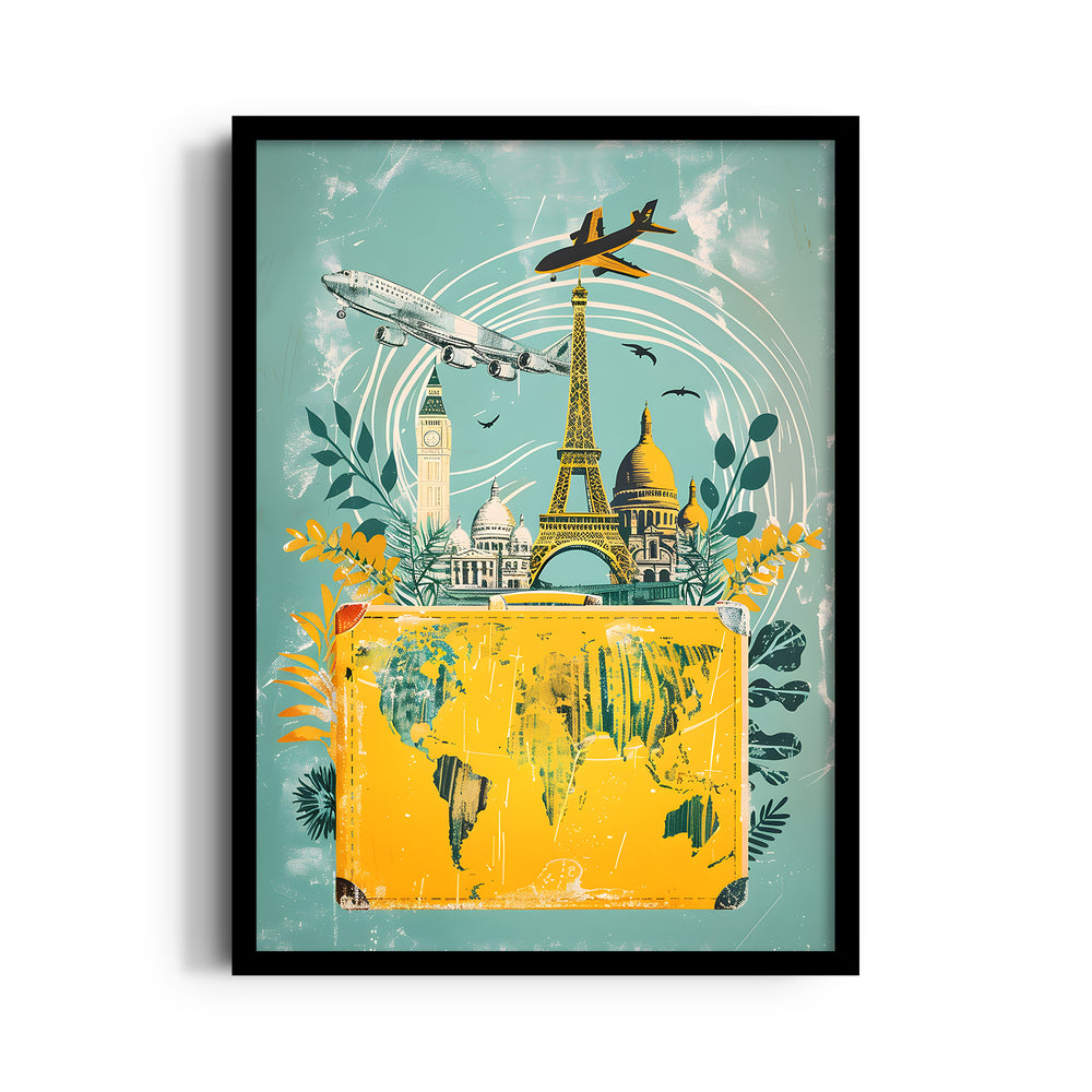 Global Landmarks Journey - Travel Wall Art