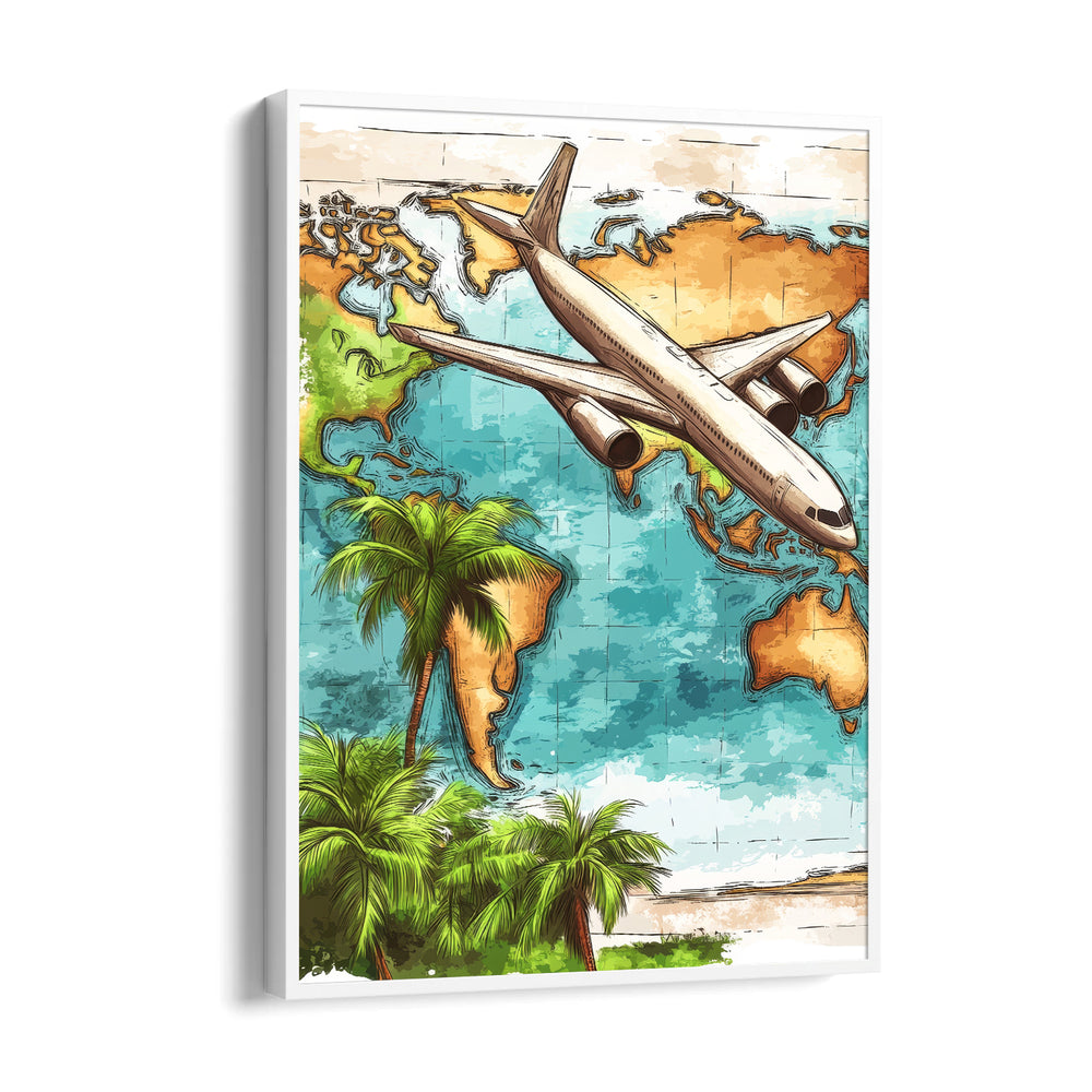 Global Voyage Flight - Travel Wall Art