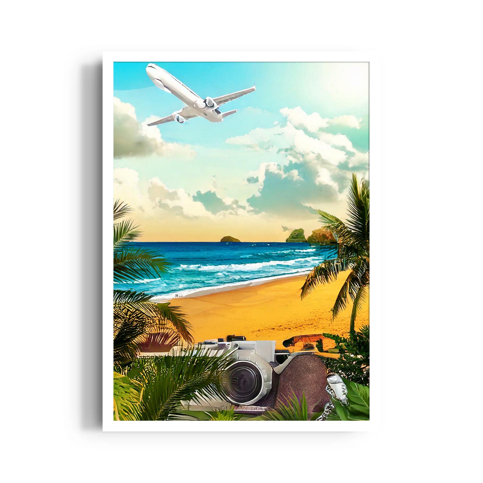 Golden Beach Departure - Travel Wall Art