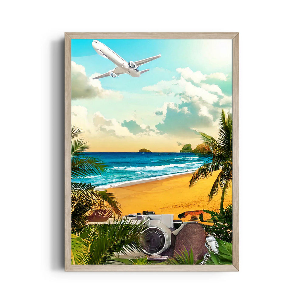 Golden Beach Departure - Travel Wall Art