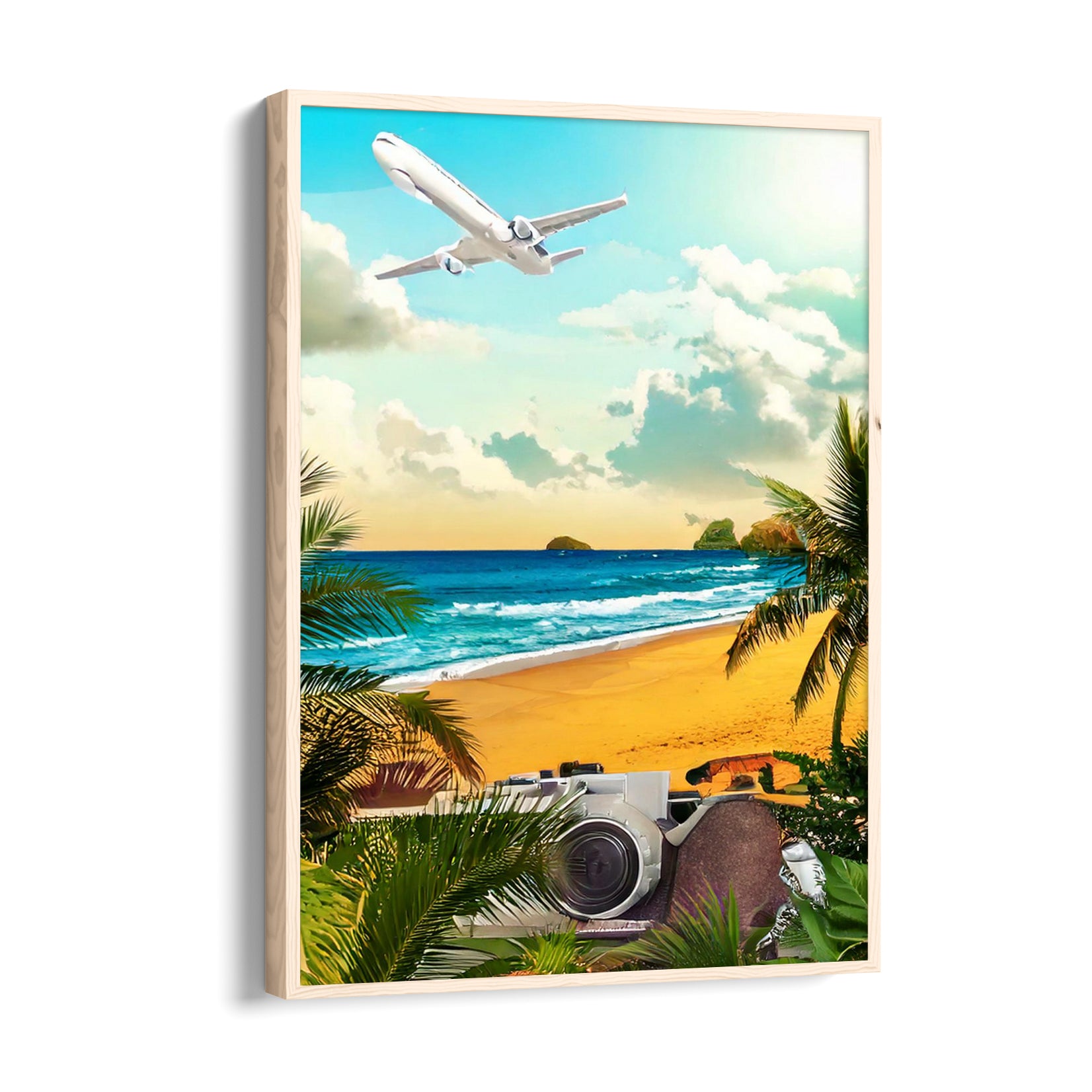 Golden Beach Departure - Travel Wall Art