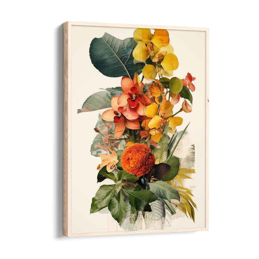 Golden Garden Medley - Botanical Wall Art