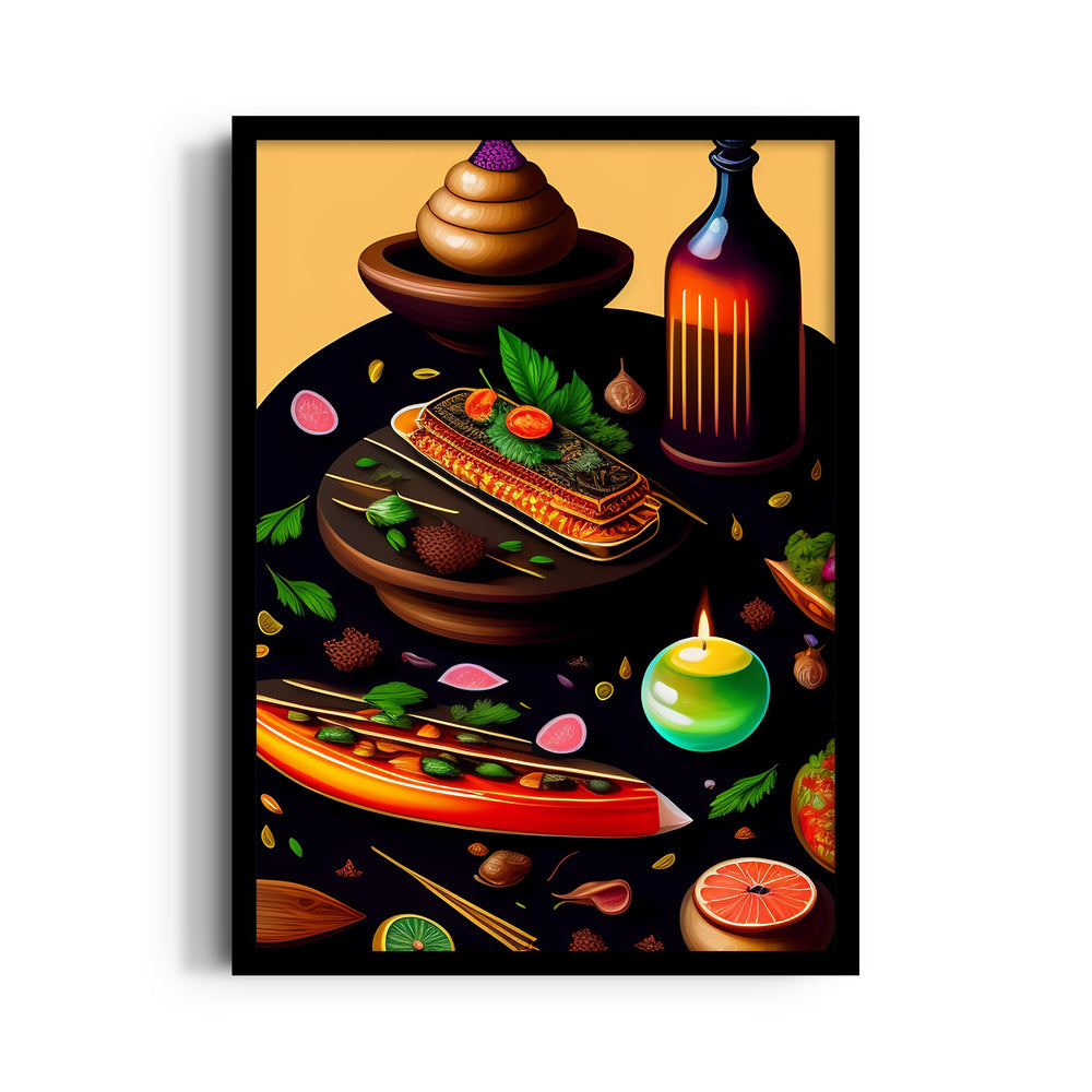 Gourmet Still Life – Artistic Food & Wine Wall Art