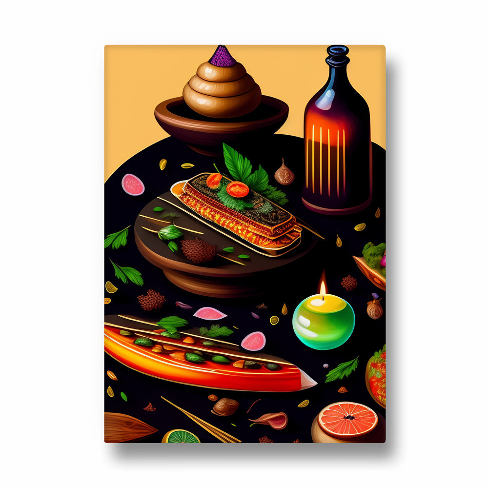 Gourmet Still Life – Artistic Food & Wine Wall Art