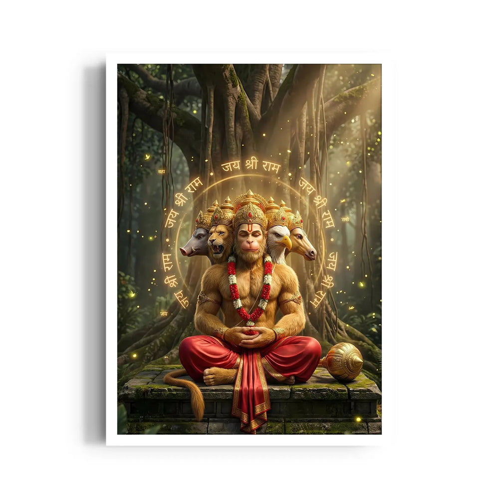 Hanuman Swarna Prabha Panchamukha