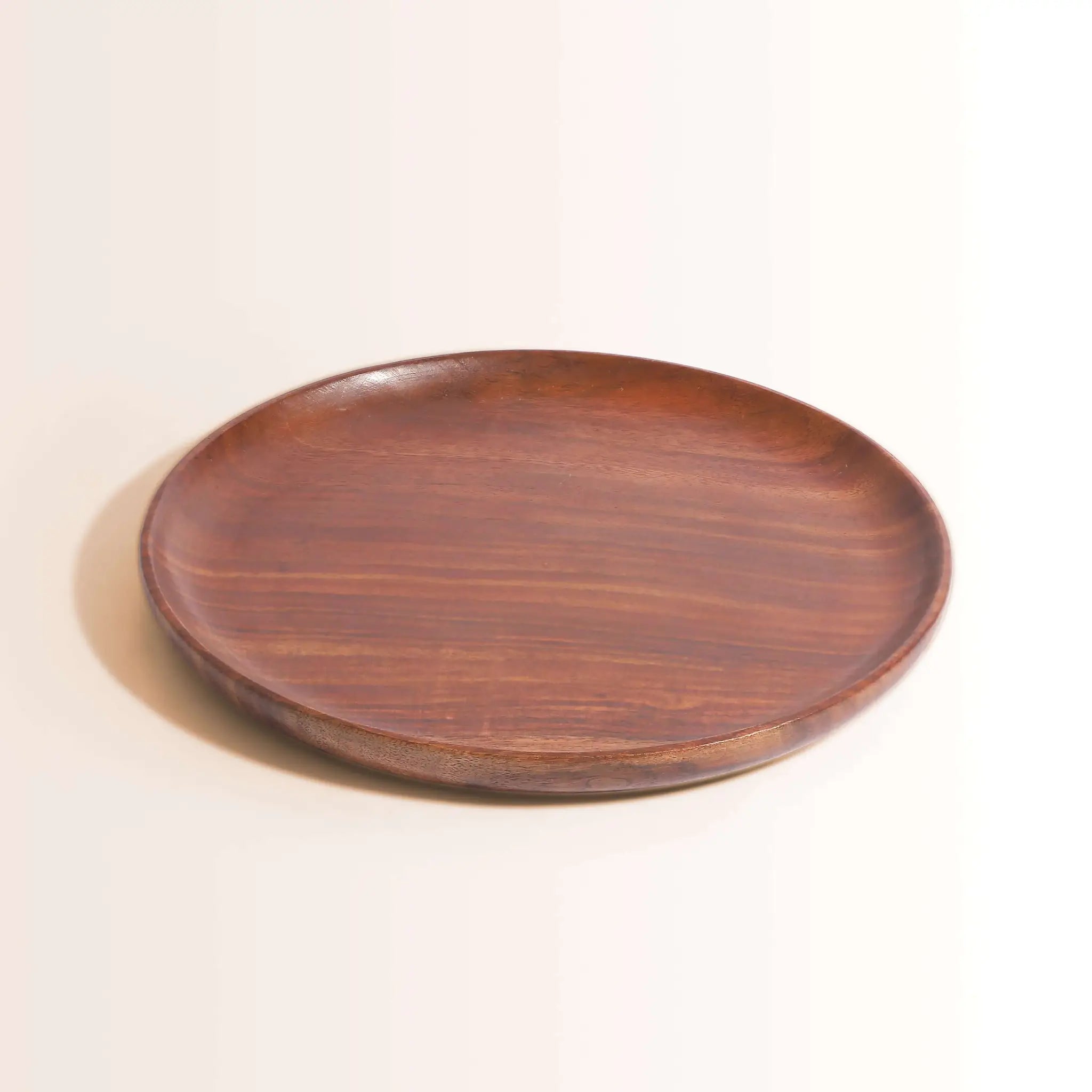 Circle Serve Wooden Plate