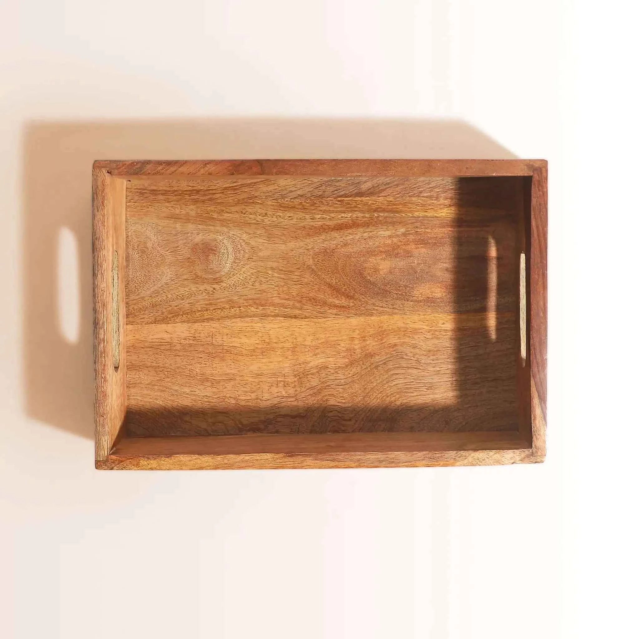 Cozy Carry Wooden Tray