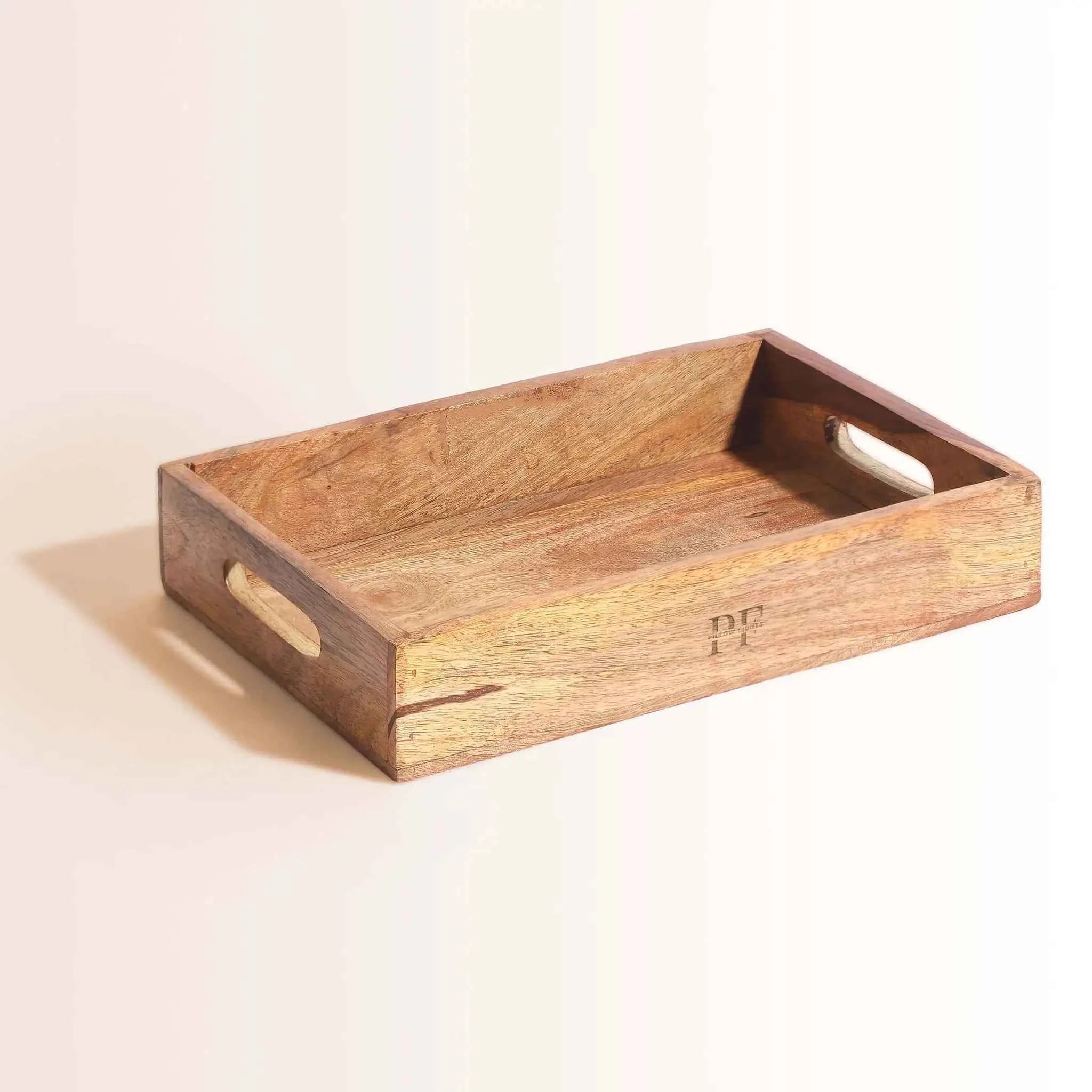 Cozy Carry Wooden Tray