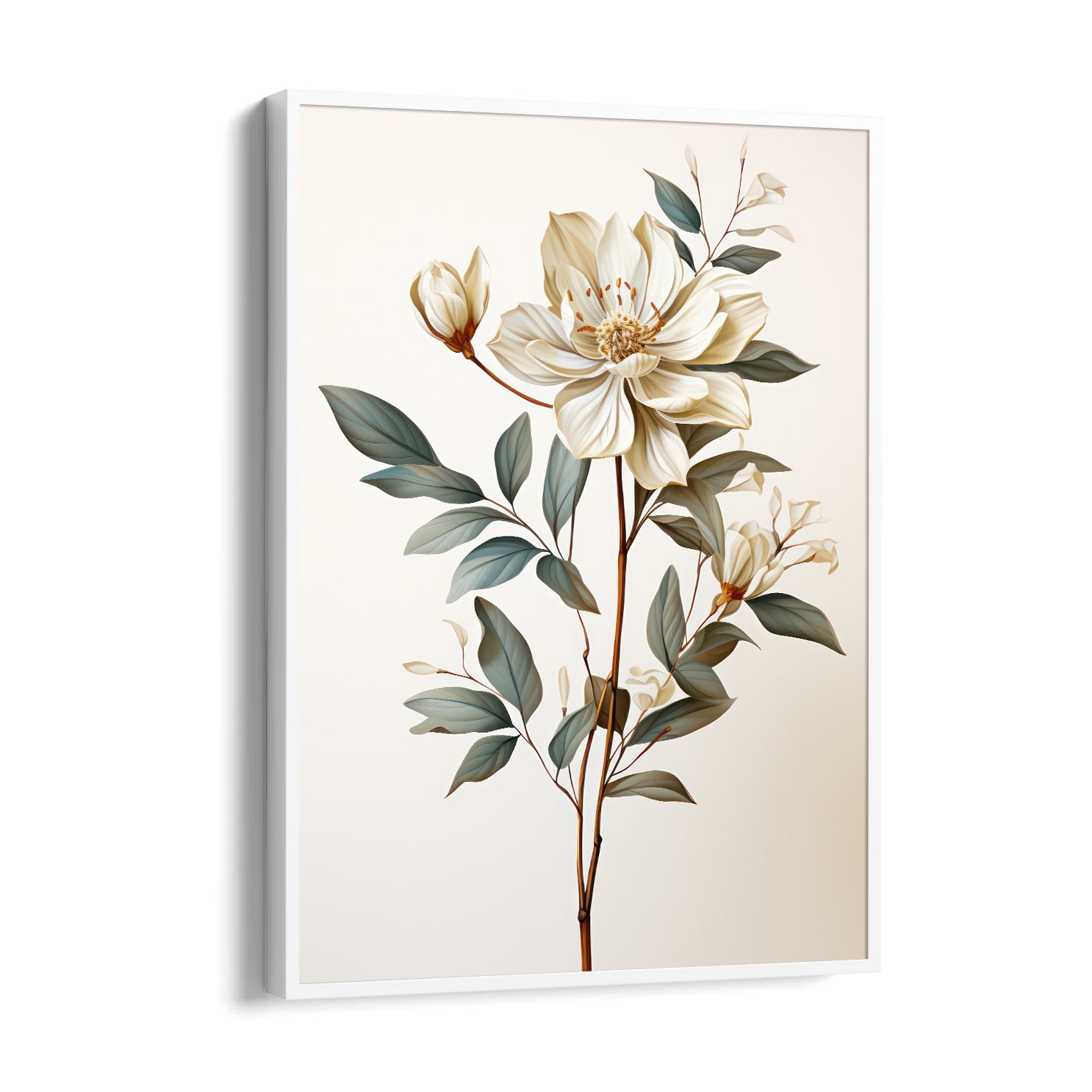 Ivory Magnolia Bloom - Botanical Wall Art