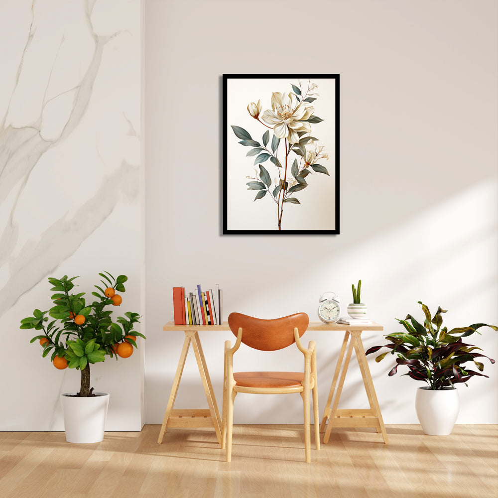 Ivory Magnolia Bloom - Botanical Wall Art
