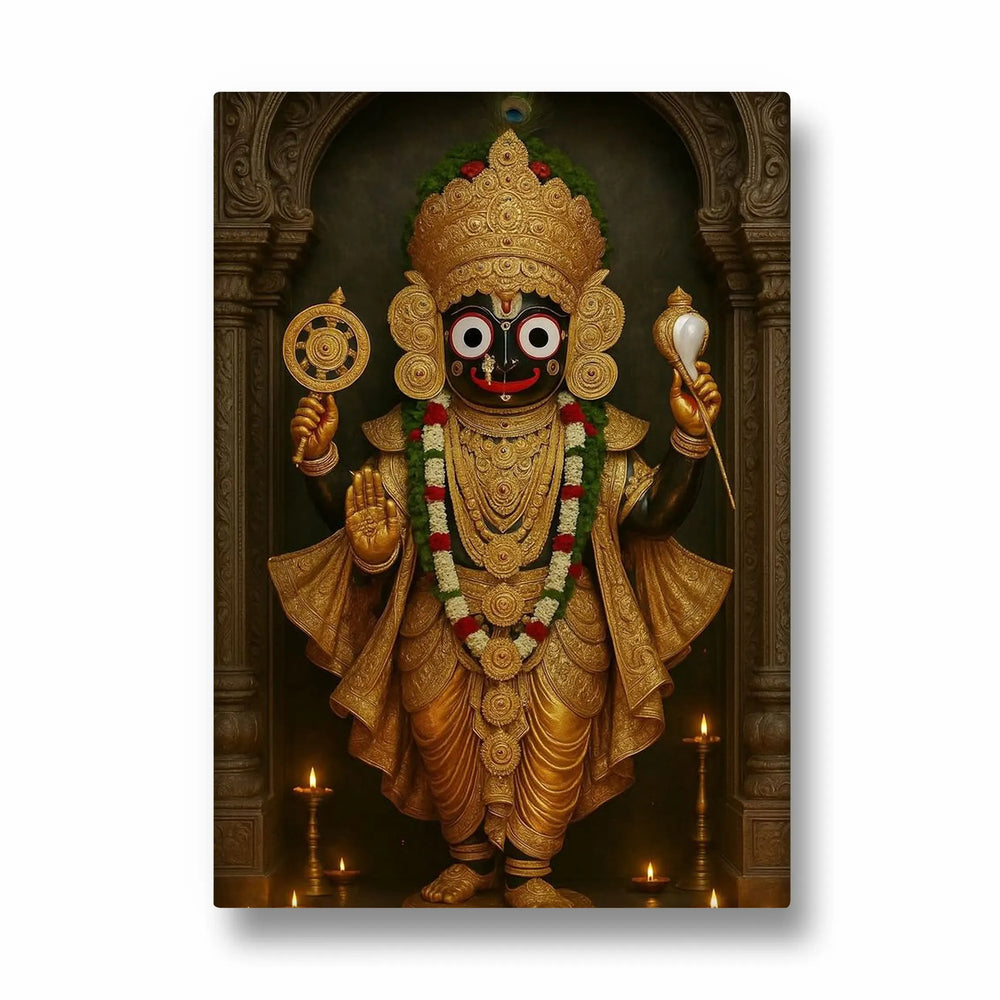 Jagannath Golden Vishnu Form
