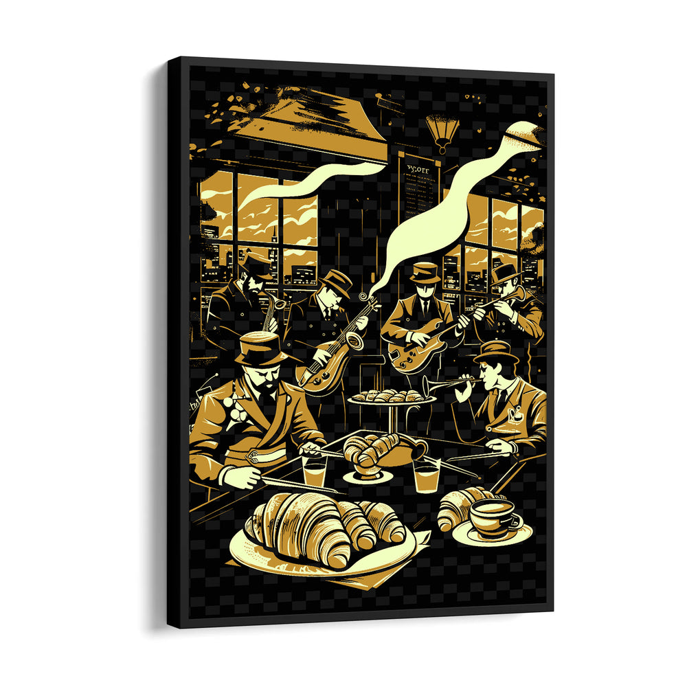 Jazz Caf Nights - Food & Bar Wall Art - Pillow Fights