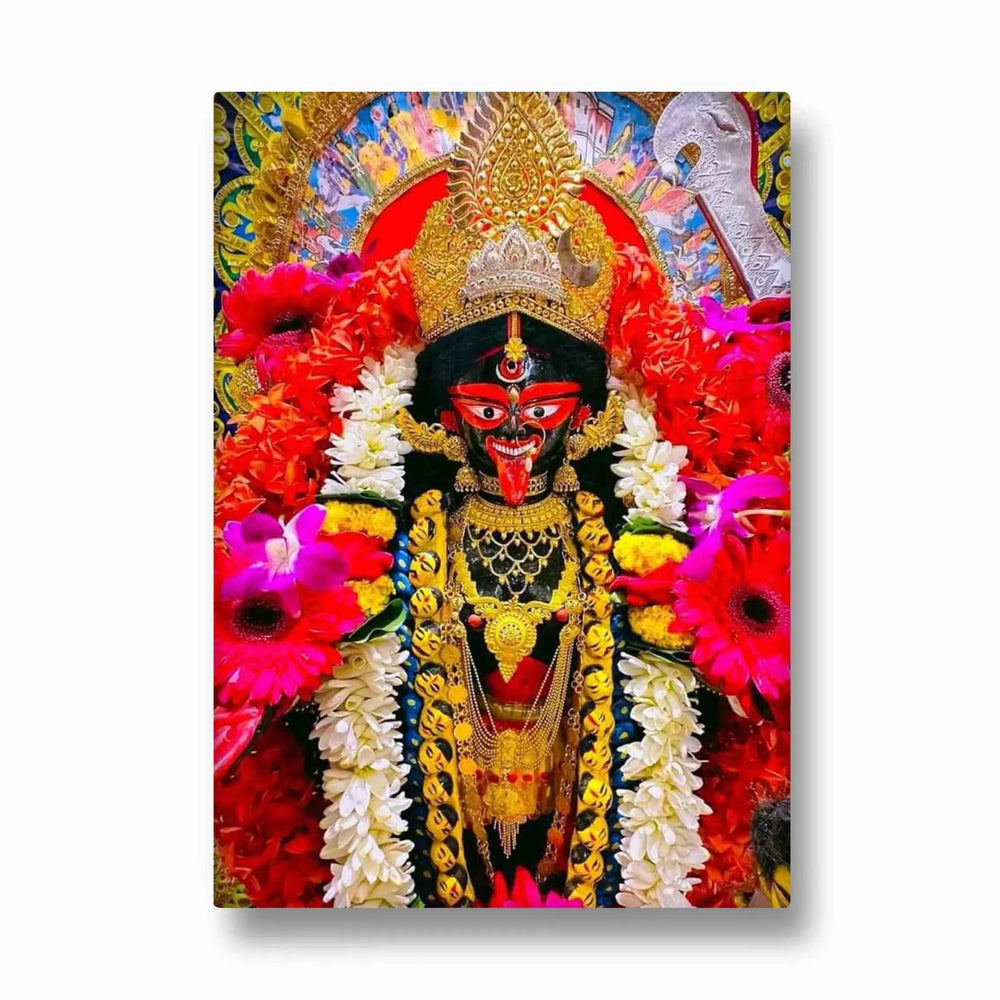 Kali Dakshina Mukuta Pushpanjali