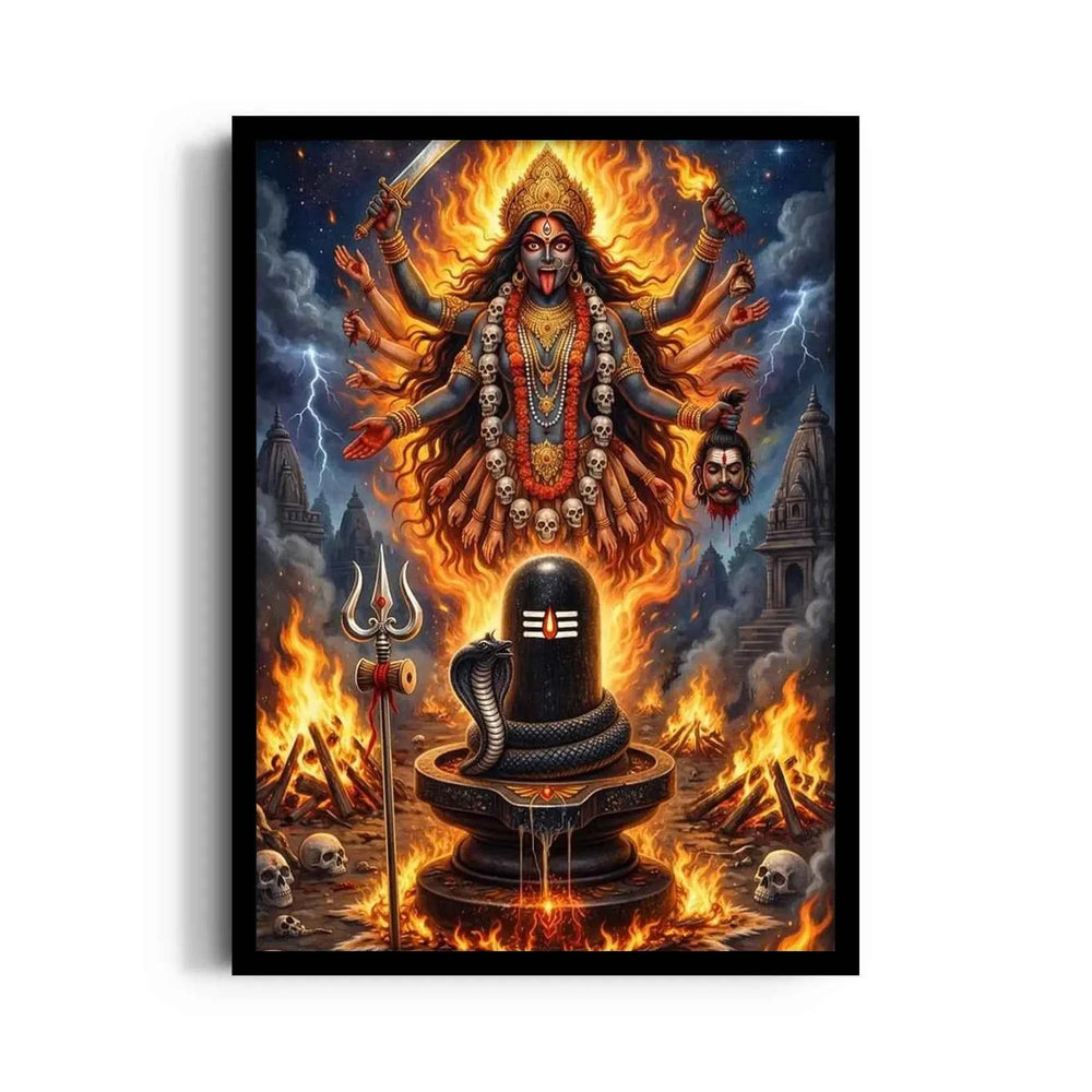 Kali Shmashana Linga Agni