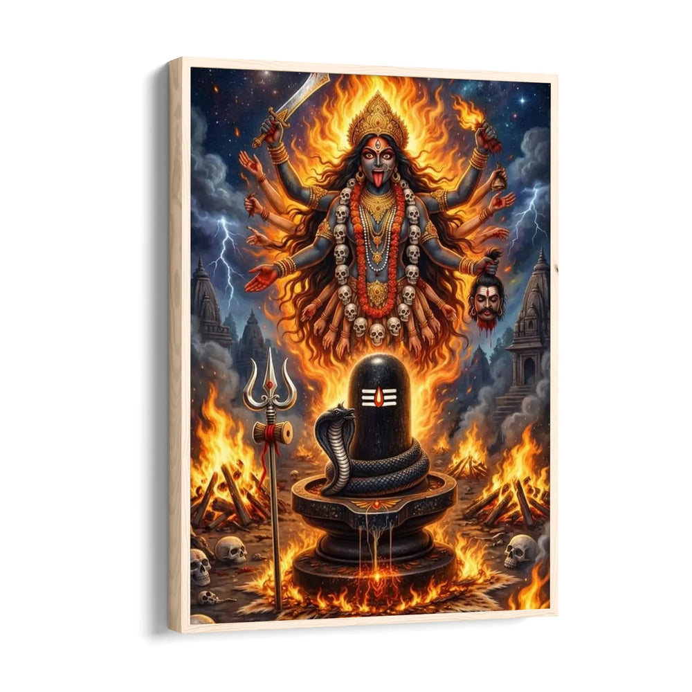 Kali Shmashana Linga Agni