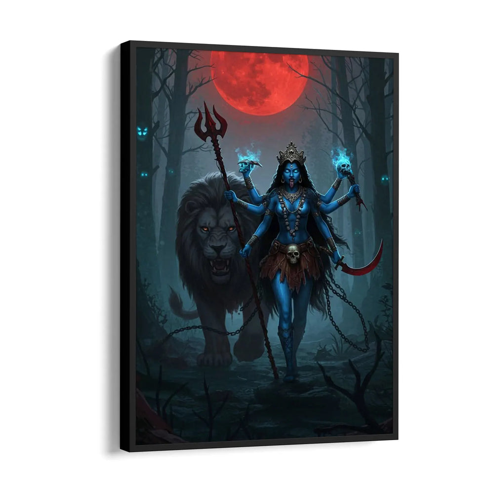 Kali Simha Vahana Rakta Chandra