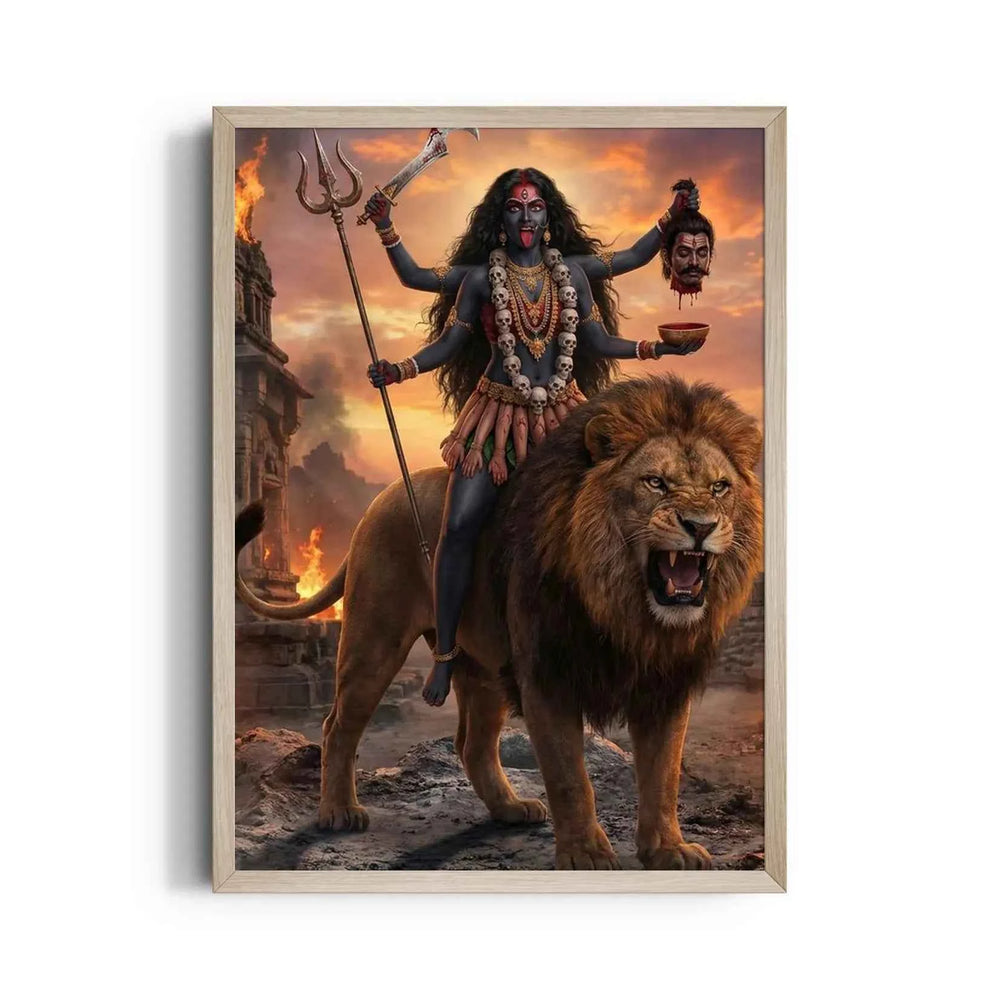 Kali Simhavahini Trishula Dharini