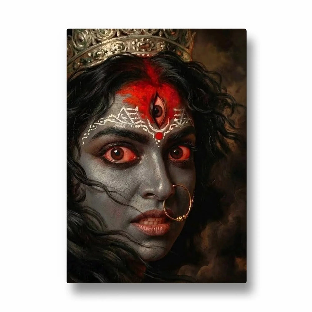 Kali Trinetra Krodha Drishti