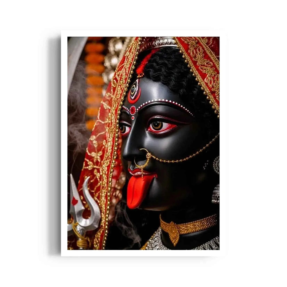 Kali Vadana Trishula Mukutamani