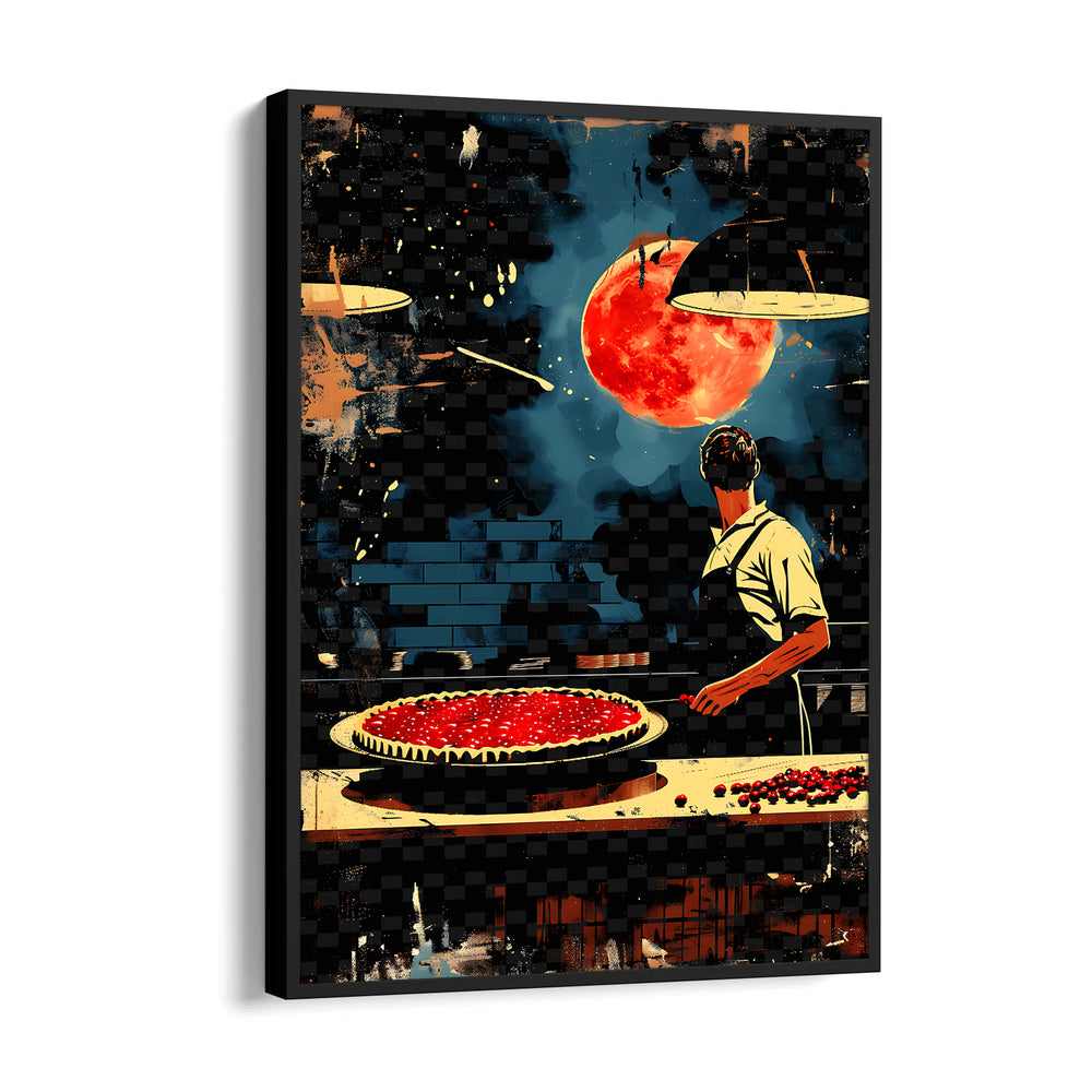 Midnight Cherry Tart - Food & Bar Wall Art
