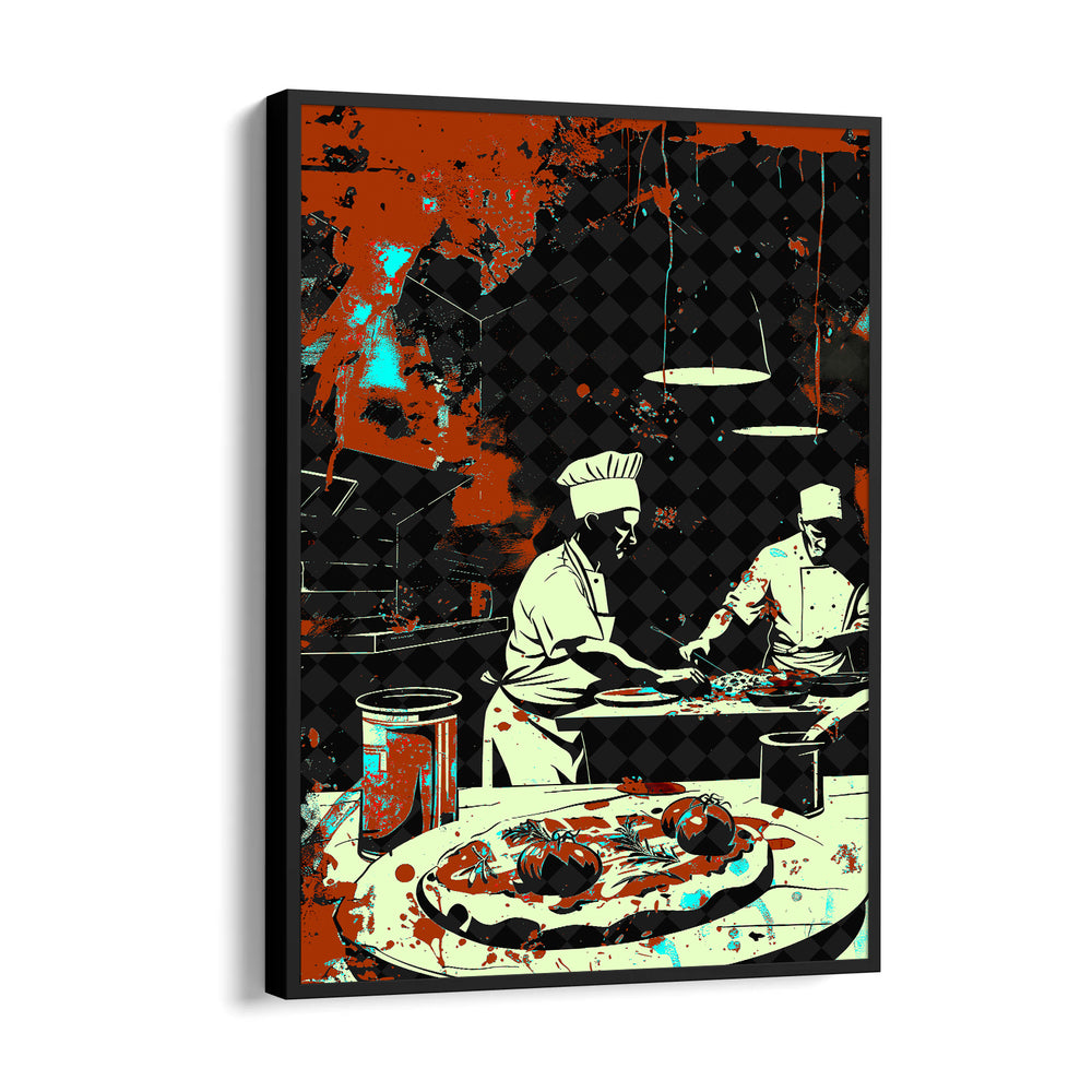 Midnight Kitchen Masters - Food & Bar Wall Art - Pillow Fights