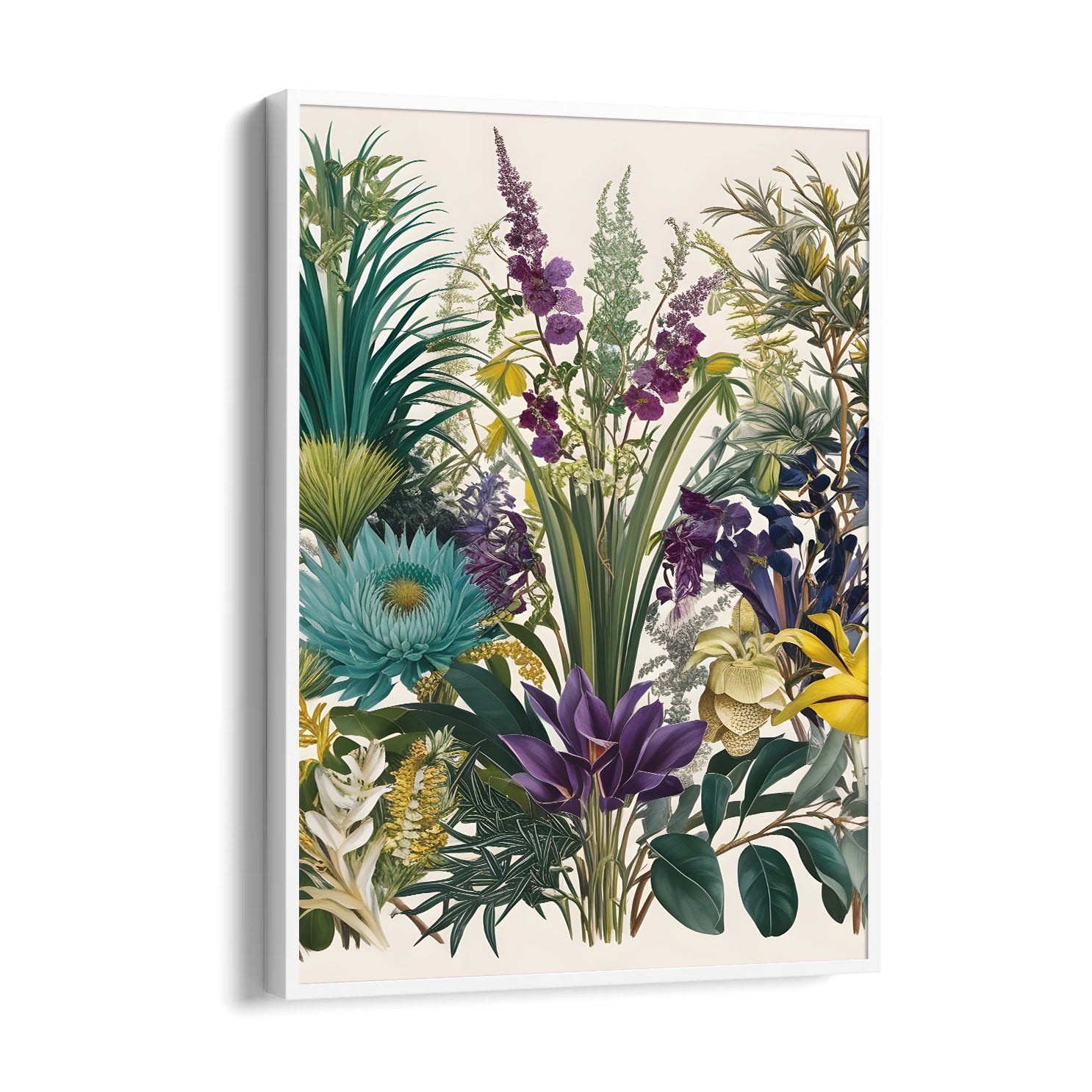 Midnight Oasis Bouquet - Botanical Wall Art