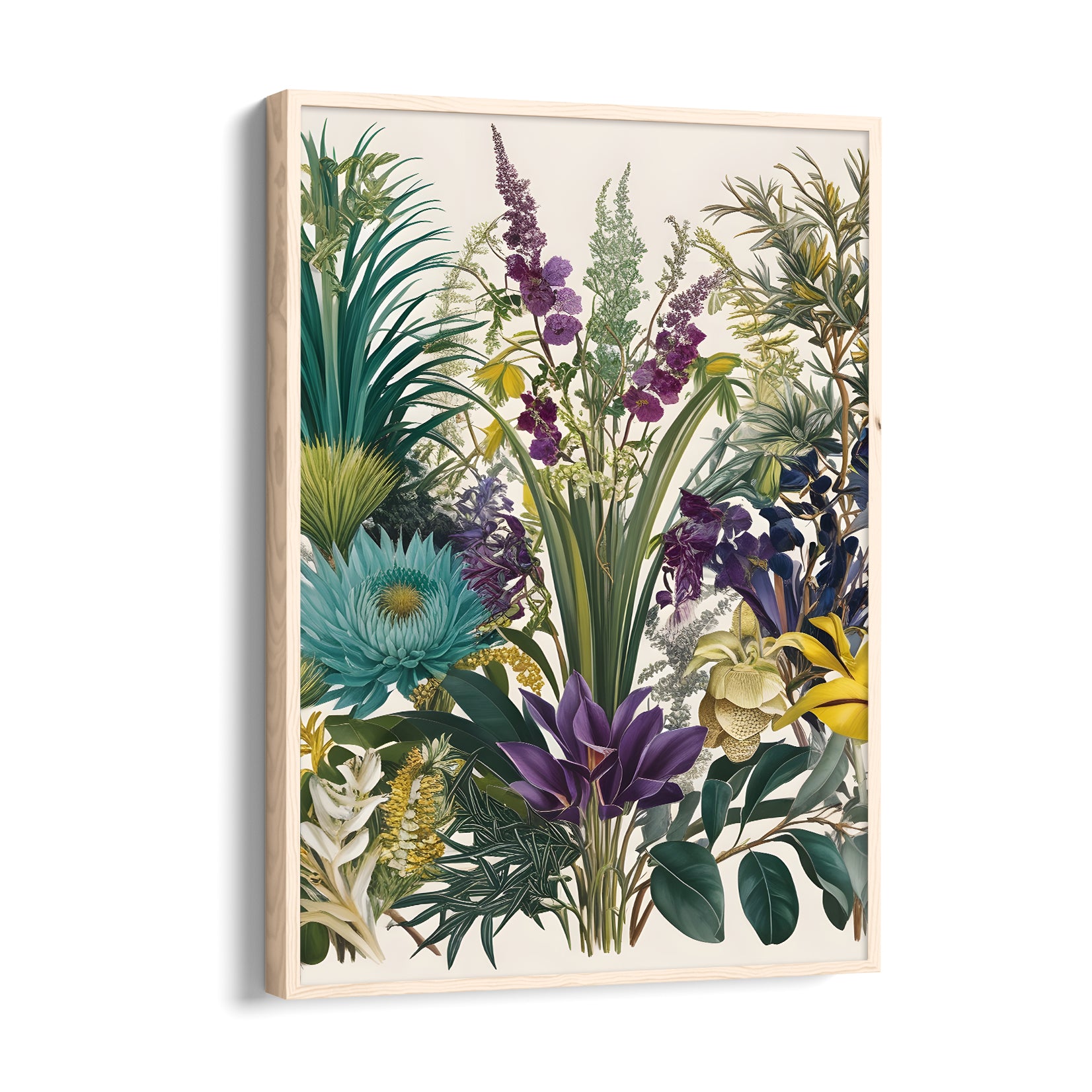 Midnight Oasis Bouquet - Botanical Wall Art