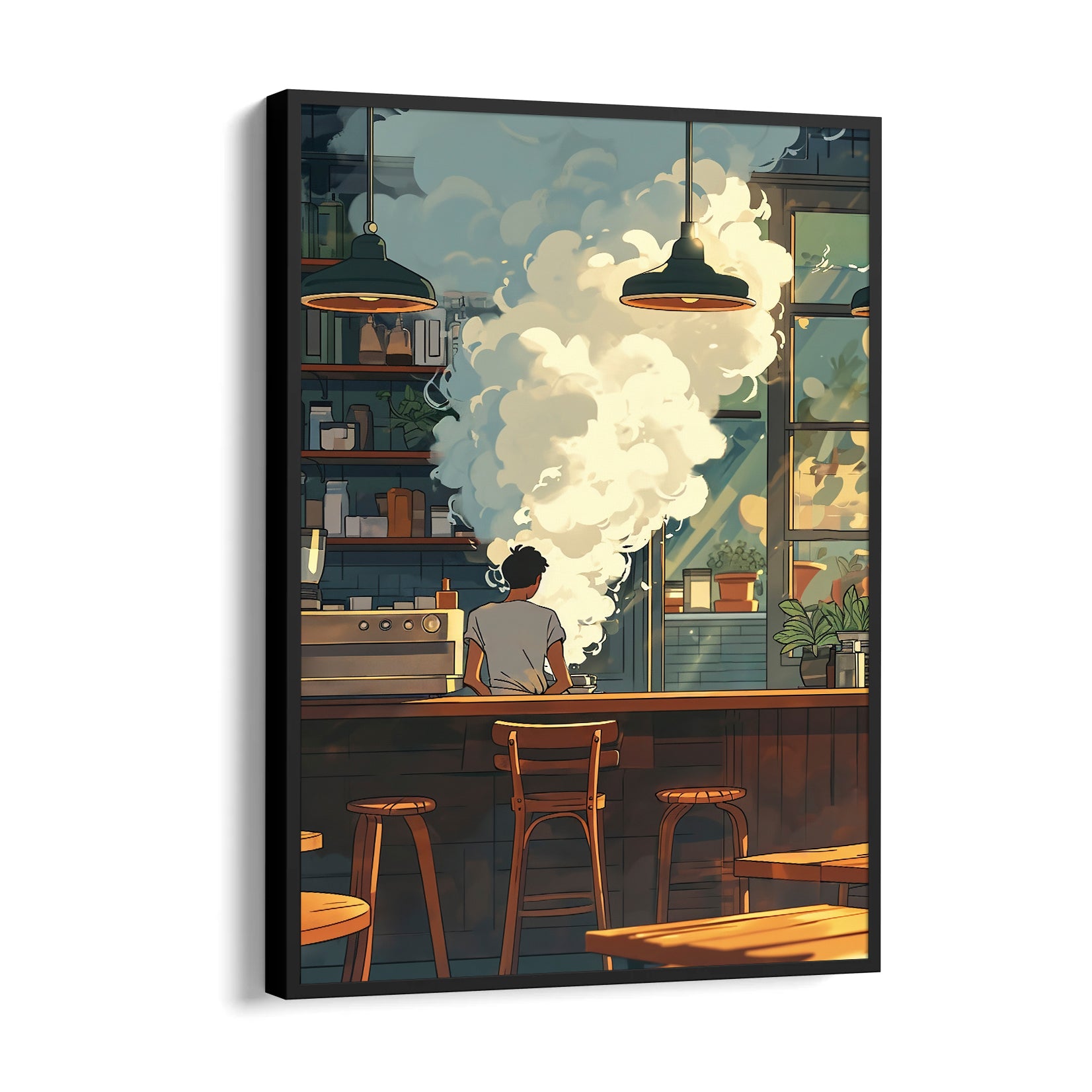 Morning Brew Atmosphere ??? Coffee Bar Wall Art