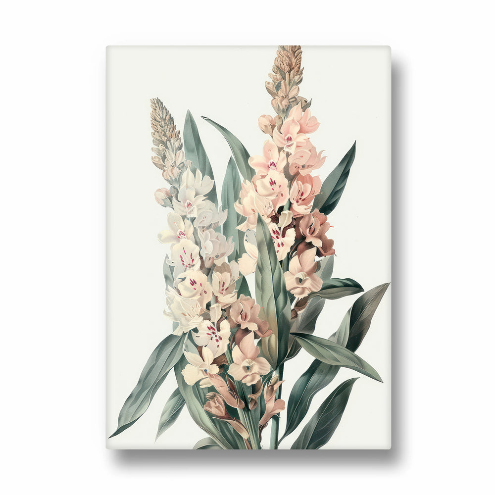 Orchid Meadow Elegance - Botanical Wall Art