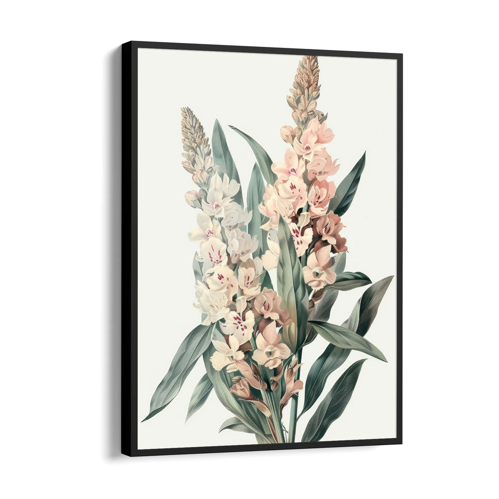 Orchid Meadow Elegance - Botanical Wall Art