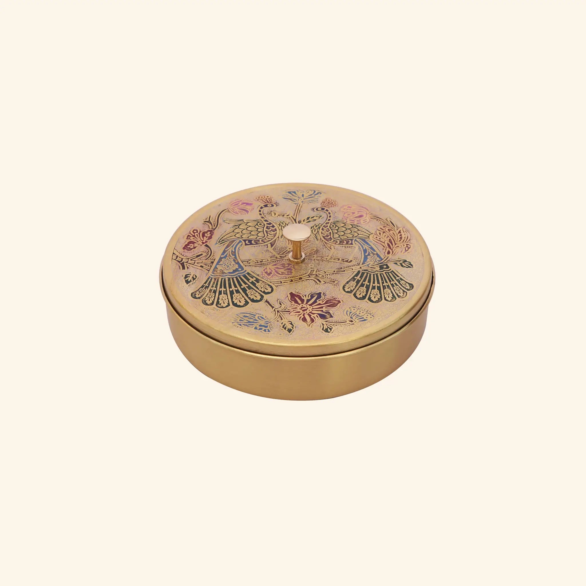 Exquisite Brass Peacock (Mor) Masala