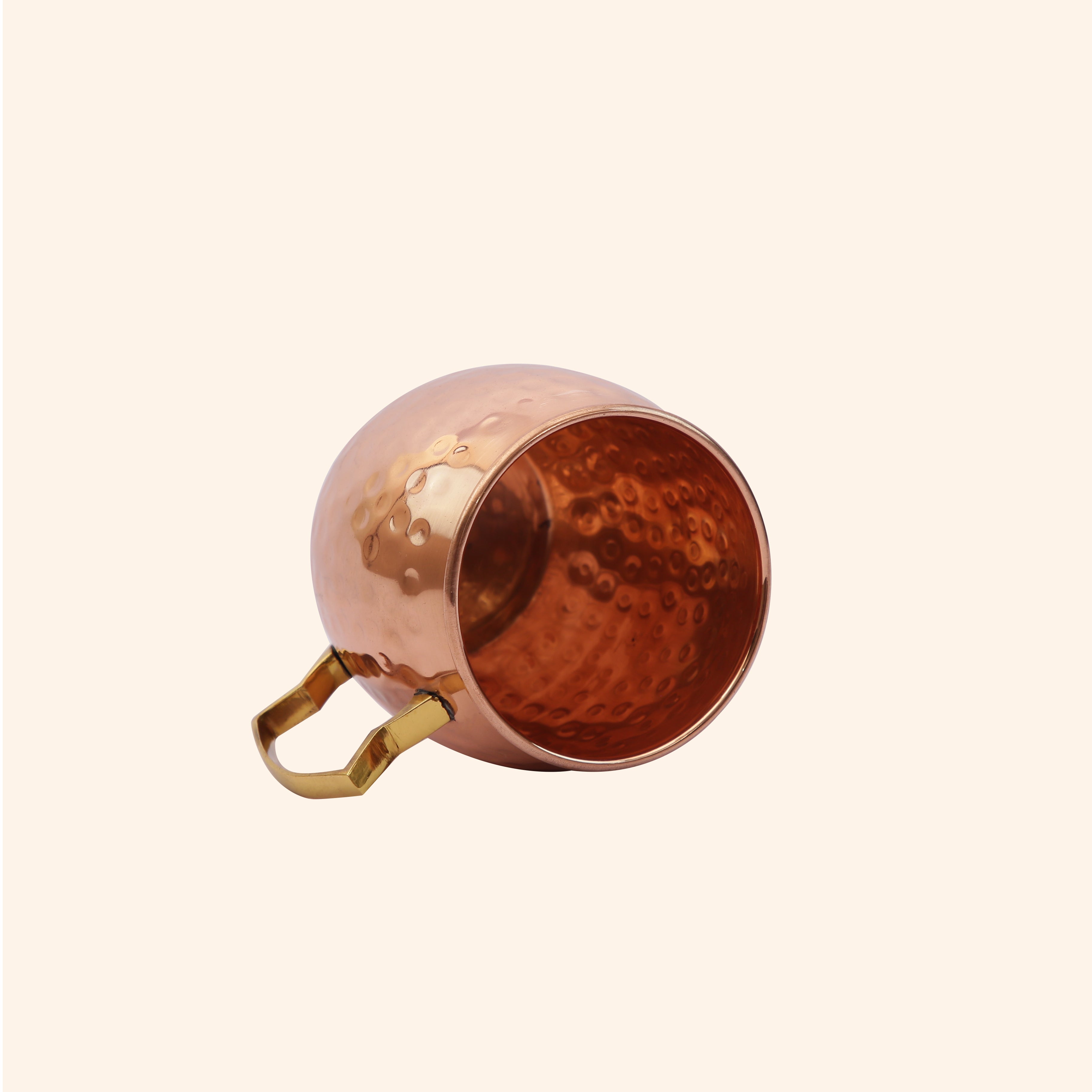 Classic Hammered Copper Moscow Mule Mug