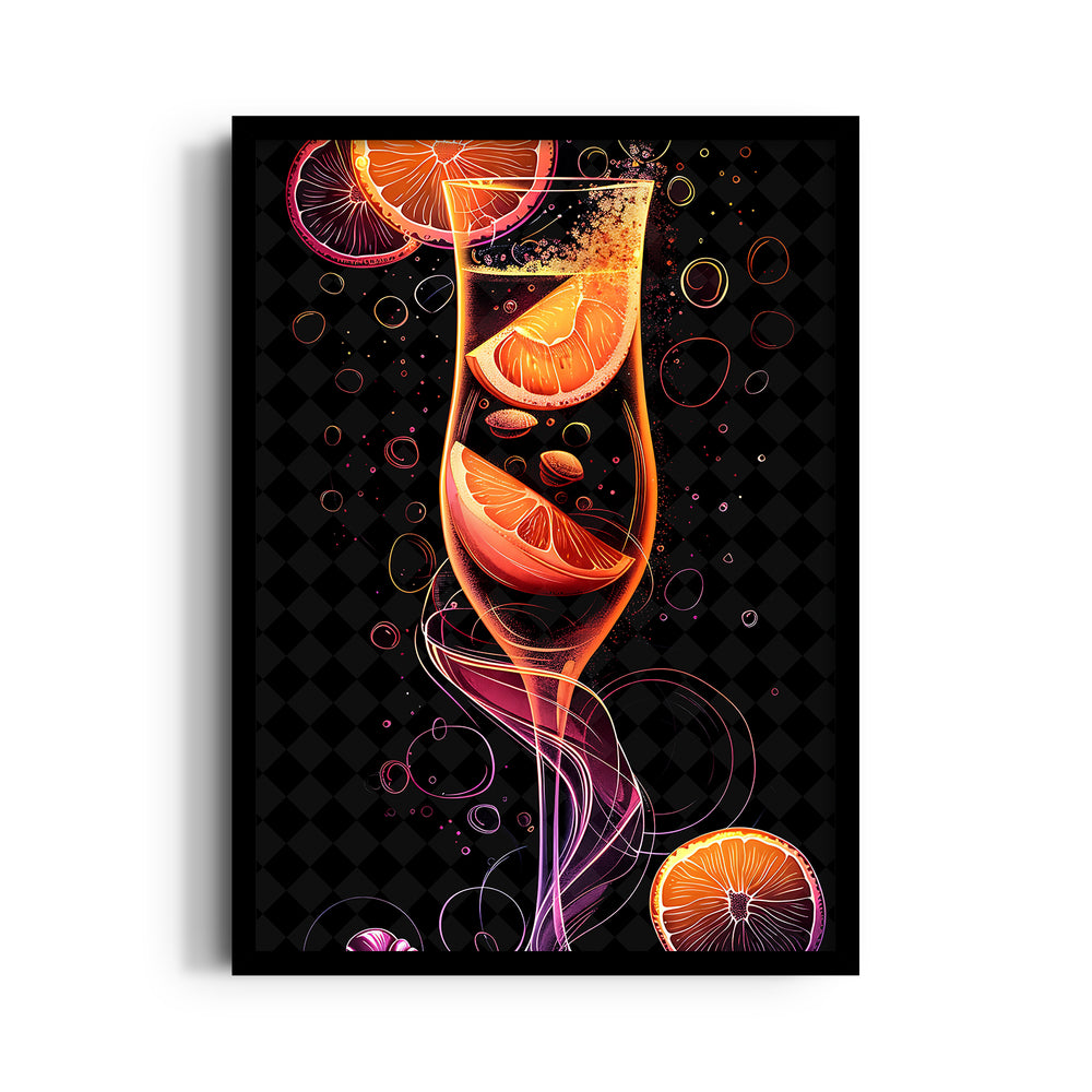 Radiant Citrus Spritz - Food & Bar Wall Art