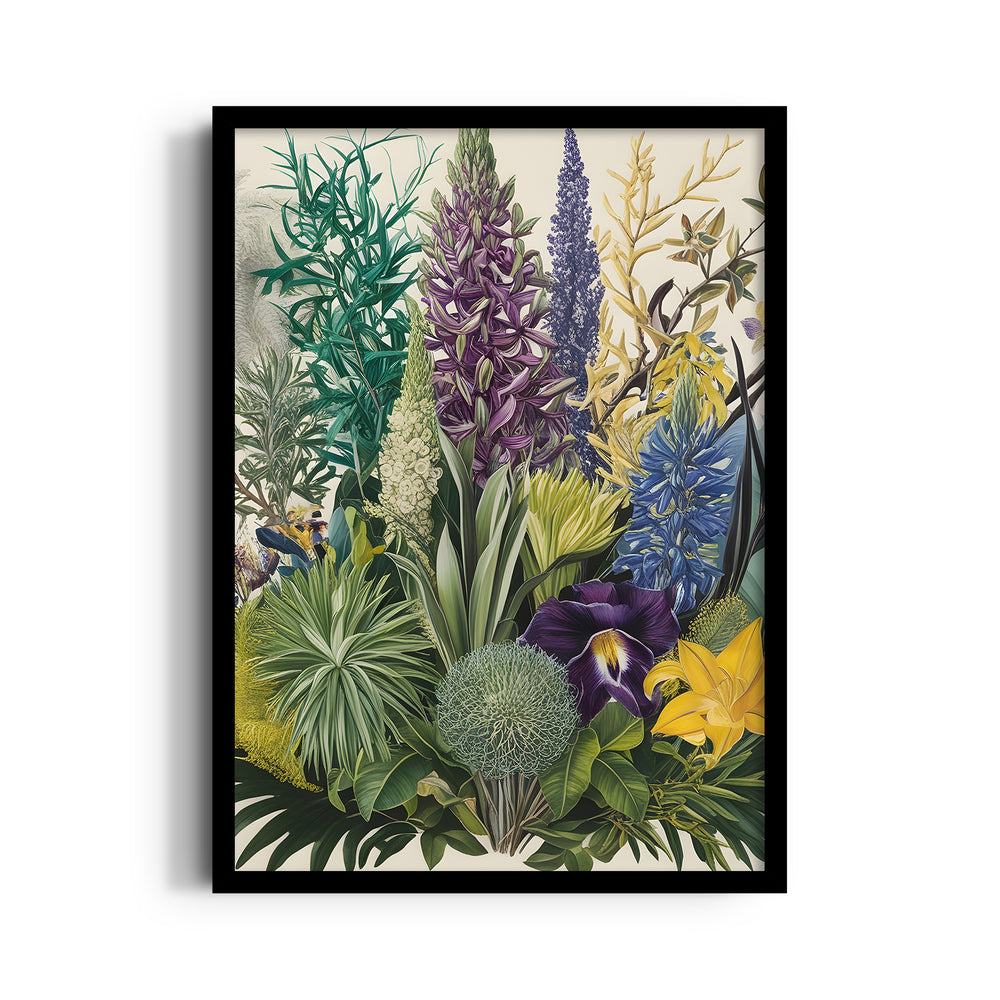 Royal Wildwood Meadow - Botanical Wall Art - Pillow Fights
