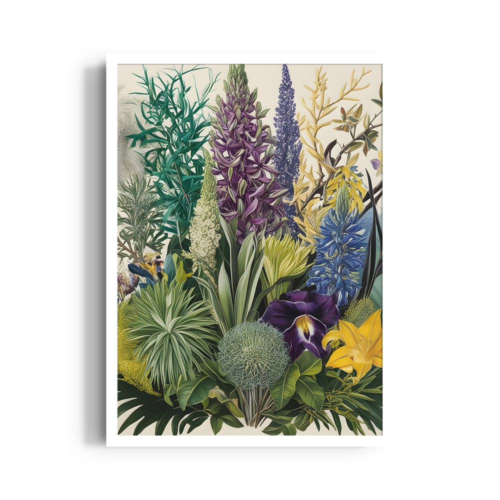 Royal Wildwood Meadow - Botanical Wall Art - Pillow Fights